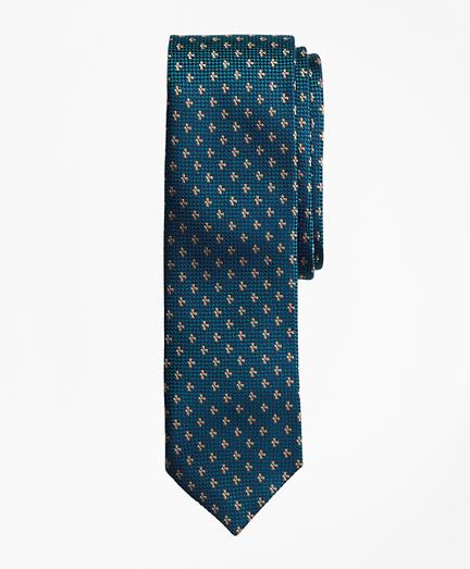 Brooks Brothers Textured Floral Neat Silk Jacquard Tie