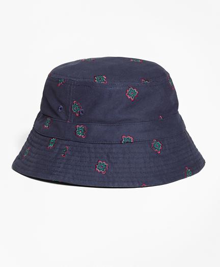 Brooks Brothers Medallion-embroidered Bucket Hat
