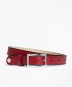 Brooks Brothers Women's Pebbled Leather Belt