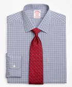 Brooks Brothers Stretch Madison Classic-fit Dress Shirt, Non-iron Houndstooth Overcheck