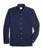 Brooks Brothers End-on-end Solid Sport Shirt