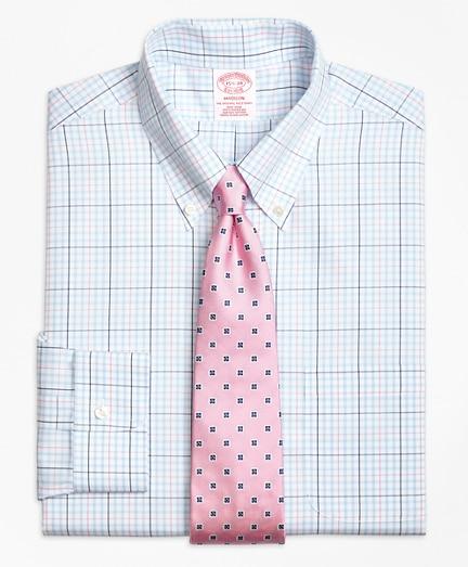 Brooks Brothers Madison Classic-fit Dress Shirt, Non-iron Alternating Overcheck