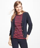 Brooks Brothers Wool-blend V-neck Cardigan