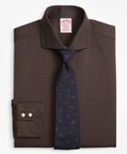 Brooks Brothers Men's Regular Fit Classic-fit Dress Shirt, Textured Micro-check