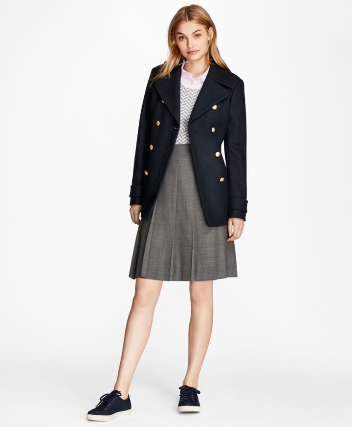 Brooks Brothers Women's Wool-blend Peacoat