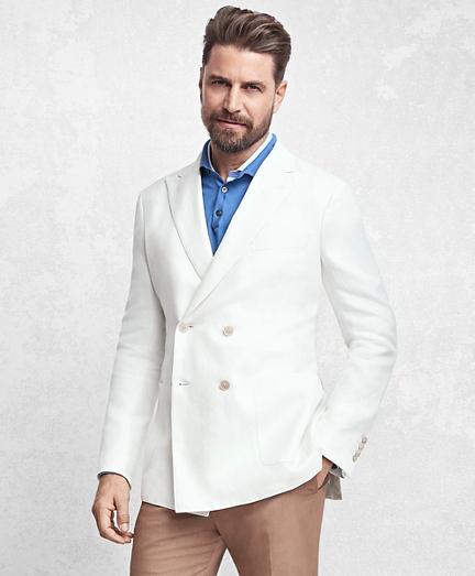 Brooks Brothers Golden Fleece Double-breasted Twill Sport Coat