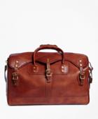 Brooks Brothers J.w. Hulme Leather Small Duffel Bag