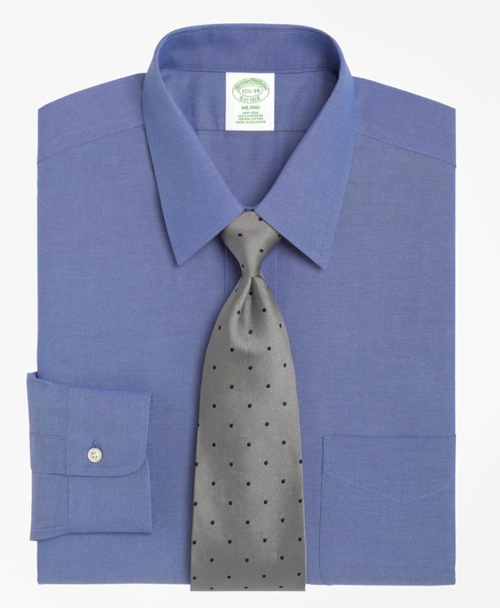 Brooks Brothers Men's Extra Slim Fit Slim-fit Dress Shirt, Non-iron Point Collar