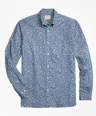 Brooks Brothers Chambray Ditsy-print Sport Shirt
