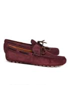 Brooks Brothers Men's Suede Tie Driving Moccasins