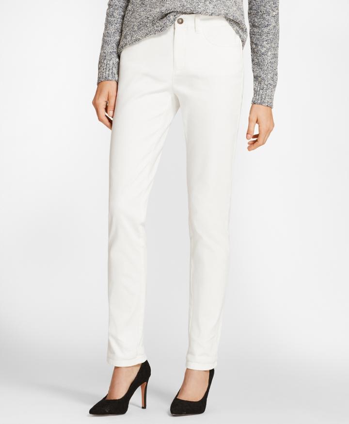 Brooks Brothers Women's Stretch Cotton Twill Jeans
