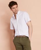 Brooks Brothers Gingham Seersucker Short-sleeve Sport Shirt
