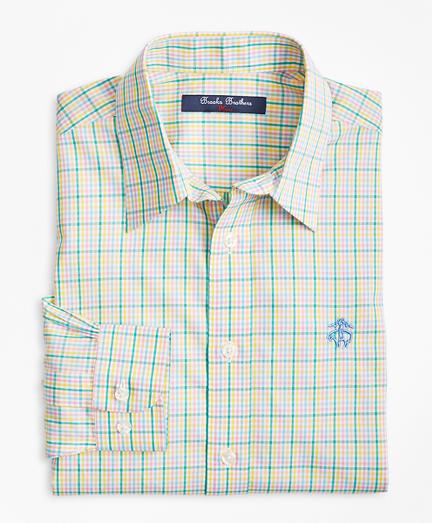 Brooks Brothers Non-iron Madras Sport Shirt