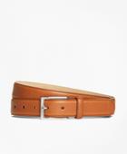 Brooks Brothers Men's Vegtan Leather Belt