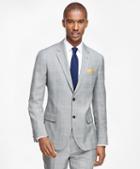 Brooks Brothers Milano Fit Plaid With Windowpane 1818 Suit