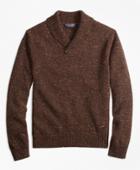 Brooks Brothers Men's Donegal Shawl Collar Sweater