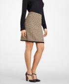 Brooks Brothers Women's Checked Tweed A-line Skirt