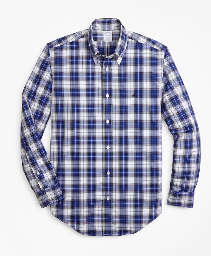 Brooks Brothers Men's Regent Fit Tartan Zephyr Sport Shirt