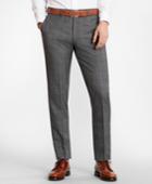 Brooks Brothers Men's Brooksgate Milano-fit Windowpane Wool Suit Pants