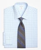 Brooks Brothers Regent Fitted Dress Shirt, Non-iron Tonal Glen Plaid