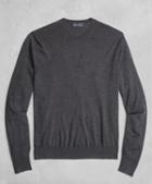 Brooks Brothers Golden Fleece 3-d Knit Fine-gauge Merino Crewneck Sweater