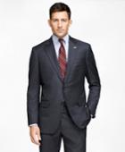 Brooks Brothers Men's Madison Fit Saxxon Grey With Blue Stripe 1818 Suit