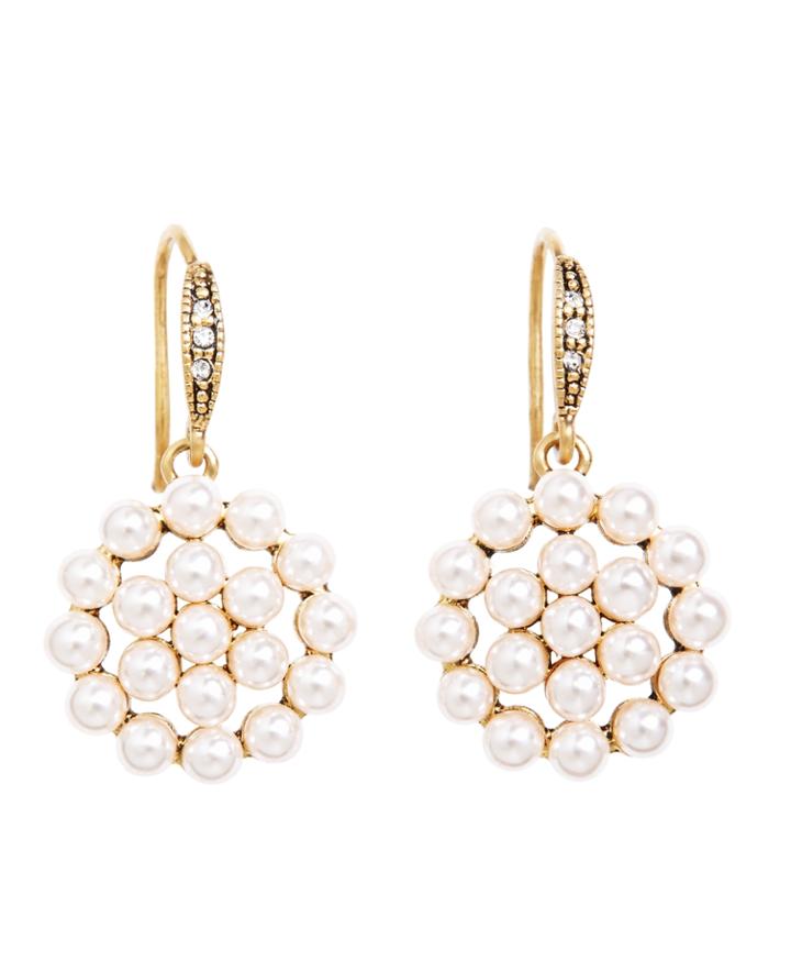 Brooks Brothers Women's Tonal Pearl Drop Earrings