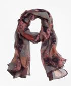 Brooks Brothers Women's Silk-chiffon Foulard Oblong Scarf