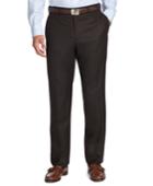 Brooks Brothers Men's Fitzgerald Fit Plain-front Flannel Trousers