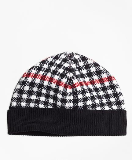 Brooks Brothers Wool Blend Windowpane Hat