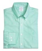 Brooks Brothers Supima Cotton Slim Fit Non-iron Brookscool Solid Oxford Sport Shirt