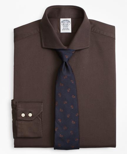 Brooks Brothers Regent Fitted Dress Shirt, Textured Micro-check