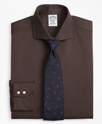 Brooks Brothers Regent Fitted Dress Shirt, Textured Micro-check