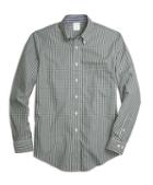 Brooks Brothers Non-iron Milano Fit Micro Check Sport Shirt
