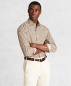 Brooks Brothers Men's Golden Fleece Regent Fit Brown Floral Sport Shirt