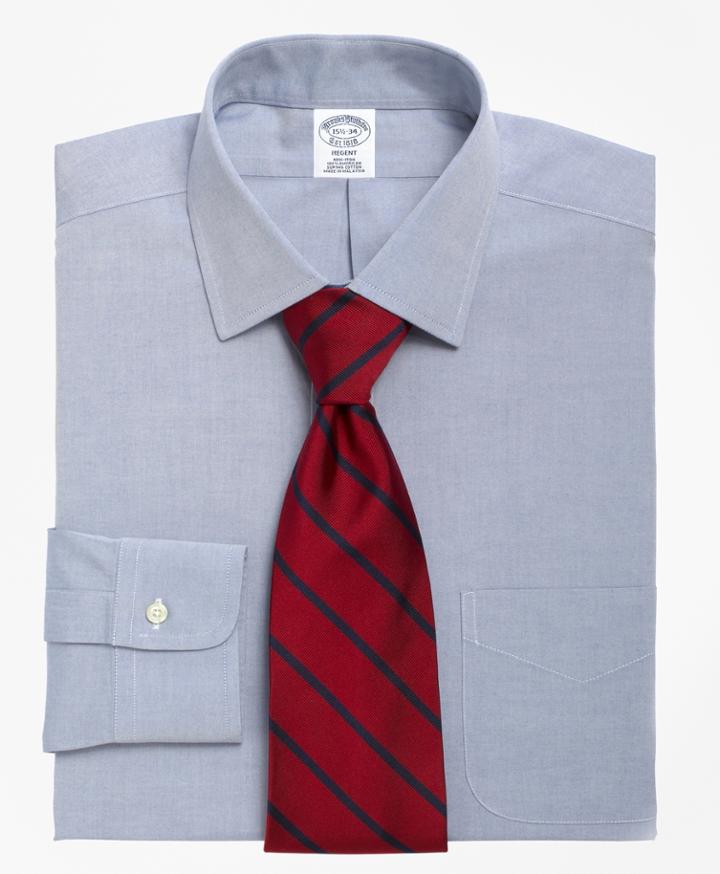 Brooks Brothers Men's Non-iron Slim Fit Spread Collar Dress Shirt
