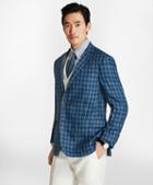 Brooks Brothers Regent Fit Multi-windowpane Linen Sport Coat