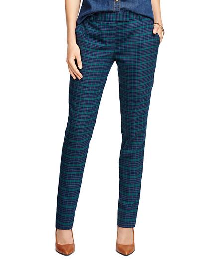 Brooks Brothers Wool Stretch Plaid Pants