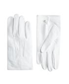 Brooks Brothers Men's White Formal Gloves