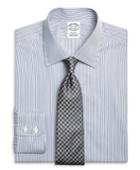 Brooks Brothers Men's Slim Fitted Dress Shirt, Rope Stripe