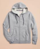 Brooks Brothers Men's French Terry Lightweight Zip-up Hoodie