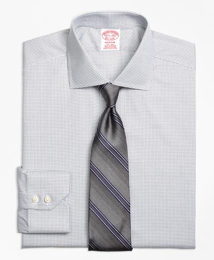 Brooks Brothers Madison Classic-fit Dress Shirt, Non-iron Micro Check