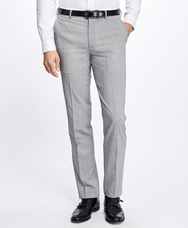 Brooks Brothers Men's Fitzgerald Fit Brookscool Plaid Trousers