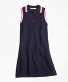 Brooks Brothers Cotton Polo Sweater Dress