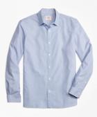 Brooks Brothers Nine To Nine Cotton Poplin Stripe Sport Shirt