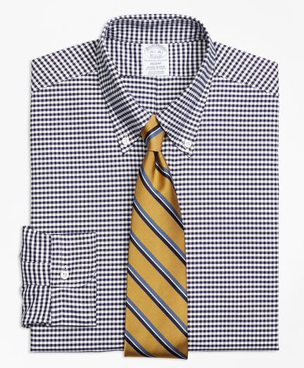 Brooks Brothers Regent Fit Original Polo Button-down Oxford Gingham Dress Shirt