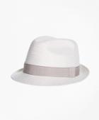 Brooks Brothers Linen Block Hat
