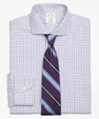 Brooks Brothers Non-iron Milano Fit Framed Twin Check Dress Shirt