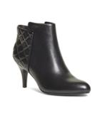 Brooks Brothers Quilted Calfskin Heeled Booties
