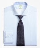 Brooks Brothers Milano Slim-fit Dress Shirt, Non-iron Hairline Framed Stripe